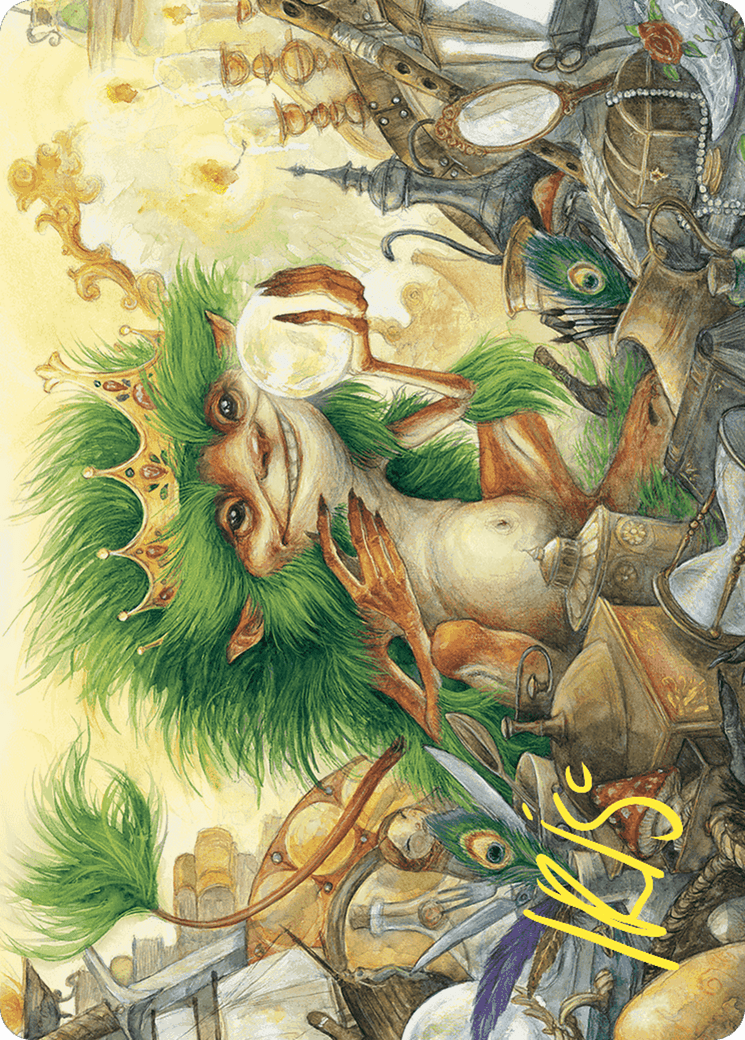 Knickknack Ouphe // Knickknack Ouphe (AWOE-050) - Wilds of Eldraine Art Series (Borderless) Foil