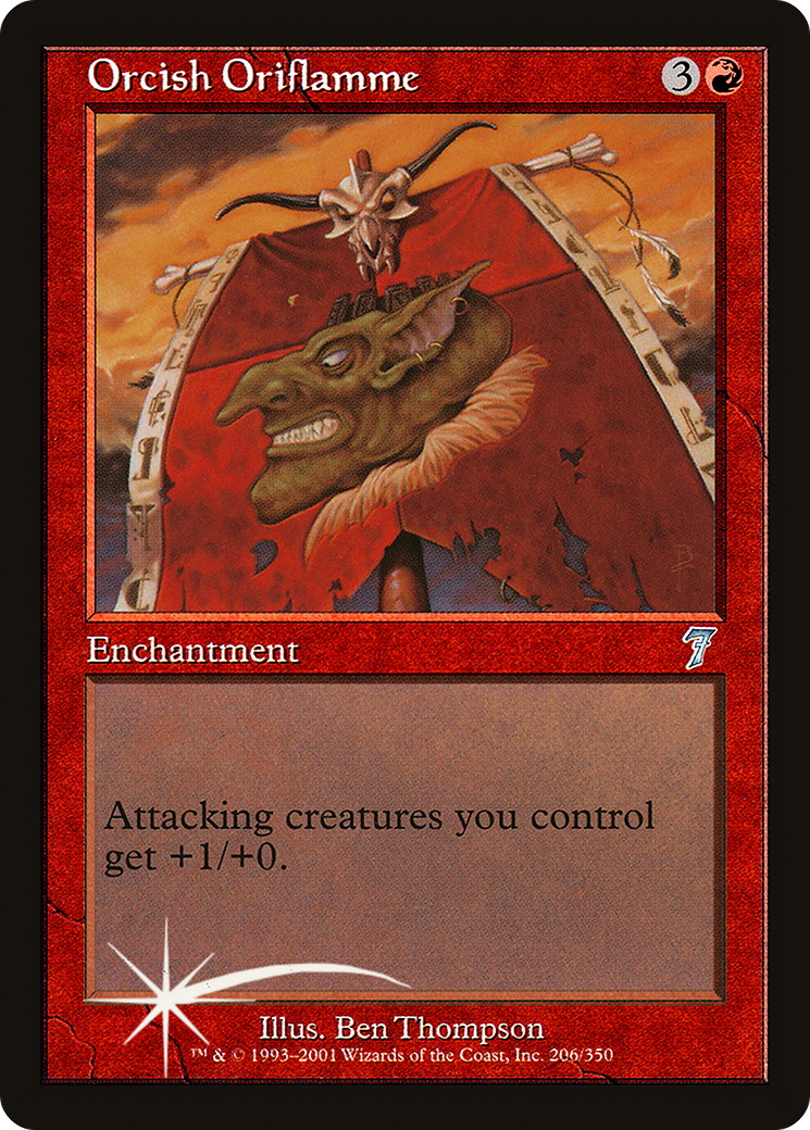 Orcish Oriflamme [Seventh Edition] Foil