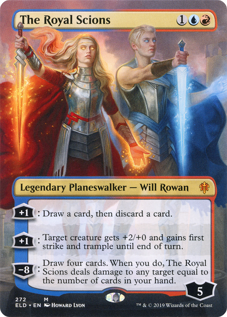 The Royal Scions (Borderless) [Throne of Eldraine] Foil