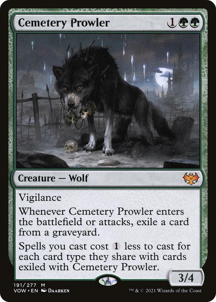 Cemetery Prowler [Innistrad: Crimson Vow] Foil