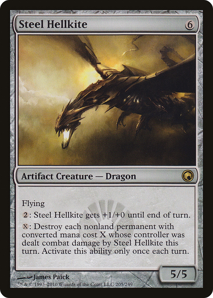 Steel Hellkite [Scars of Mirrodin] Foil