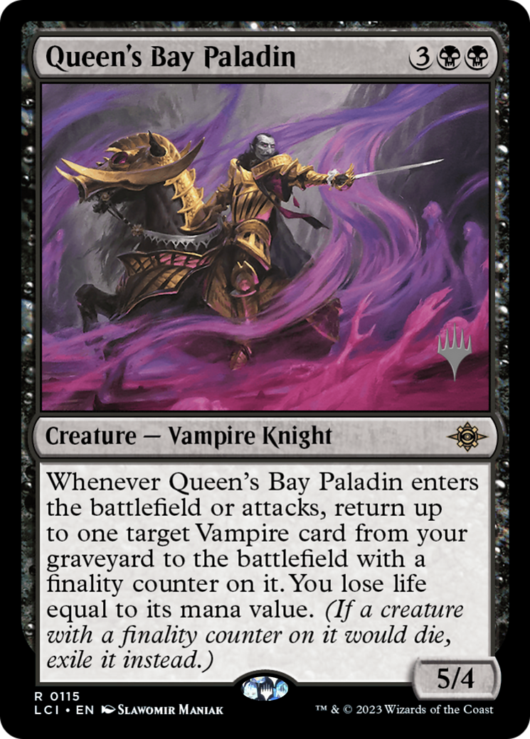Queen's Bay Paladin (Promo Pack) [The Lost Caverns of Ixalan Promos] Foil
