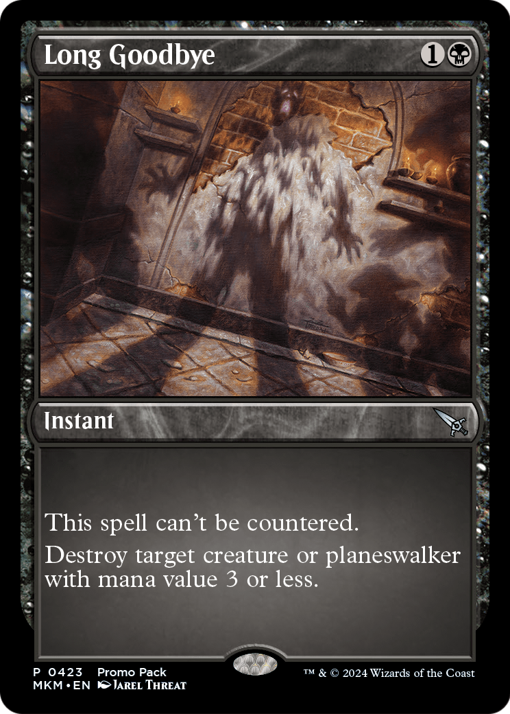 Long Goodbye (Promo Pack) [Murders at Karlov Manor Promos] Foil