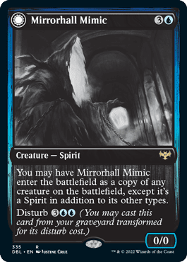 Mirrorhall Mimic // Ghastly Mimicry [Innistrad: Double Feature] Foil