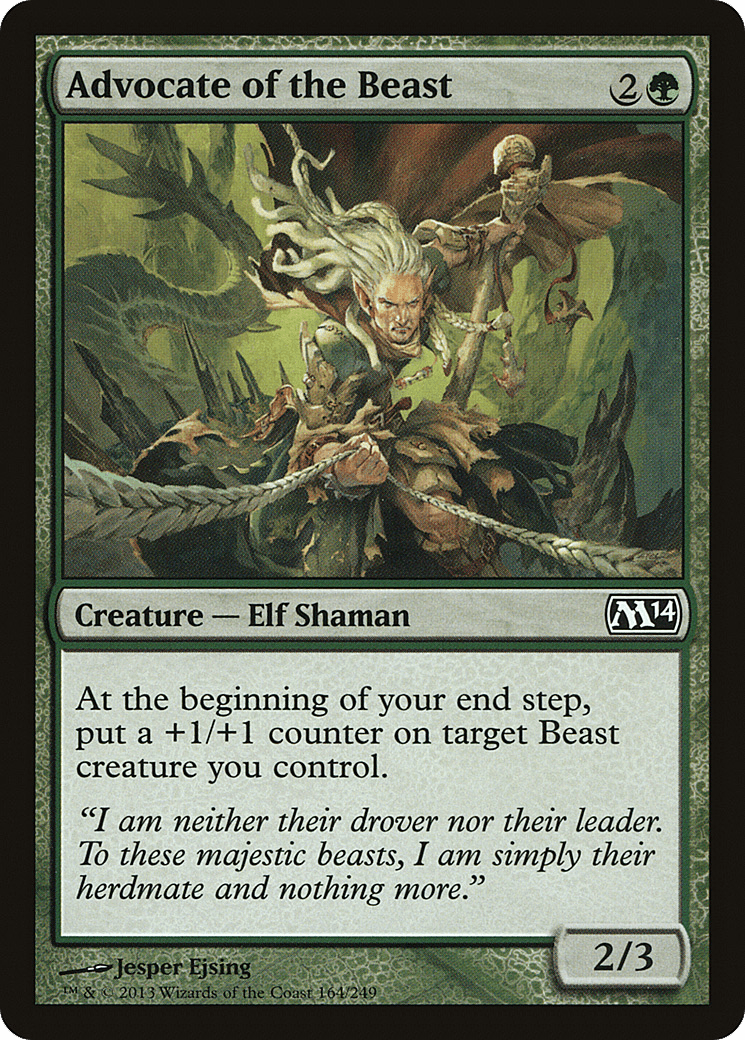 Advocate of the Beast [Magic 2014] Foil