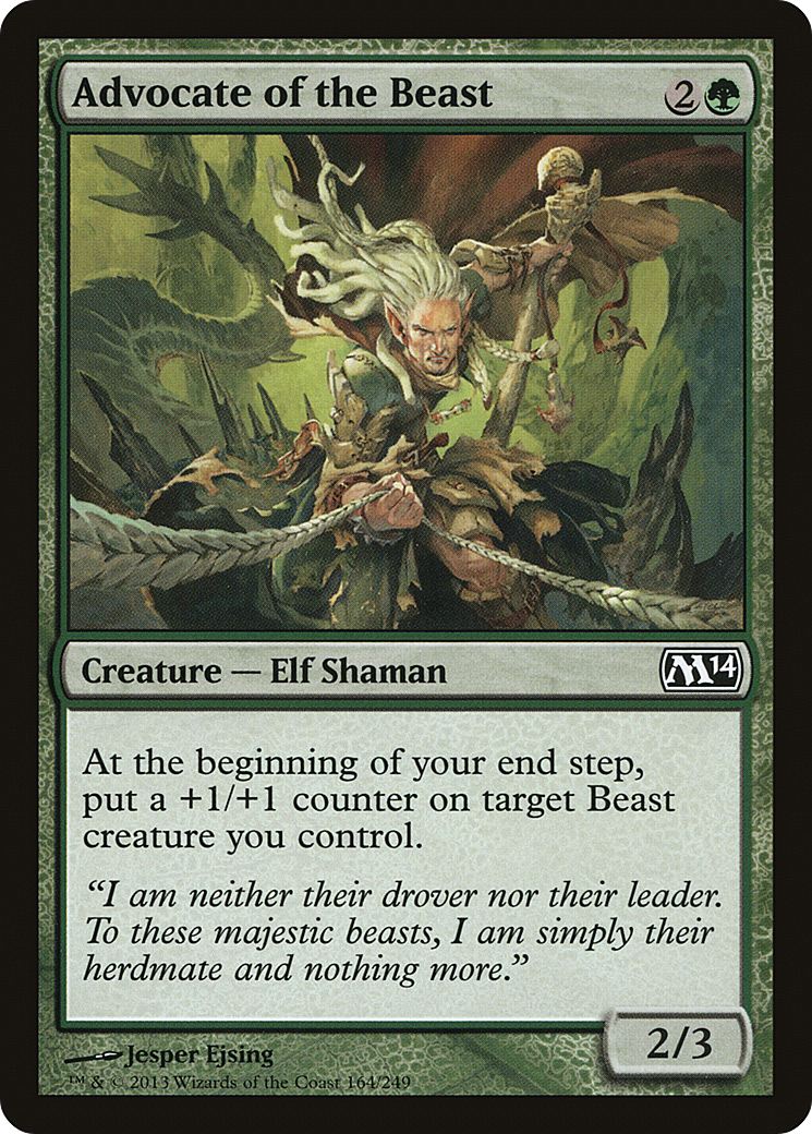 Advocate of the Beast [Magic 2014] Foil