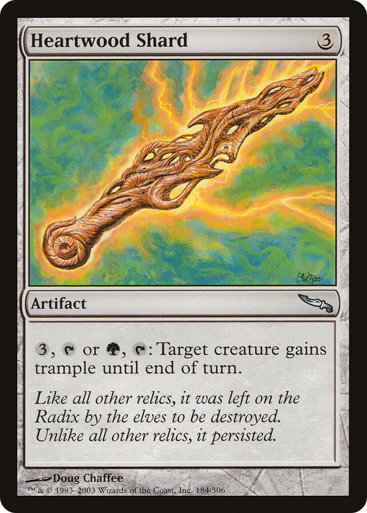 Heartwood Shard [Mirrodin] Foil