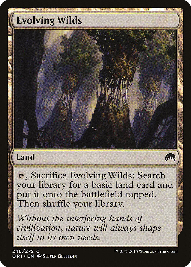 Evolving Wilds [Magic Origins] Foil