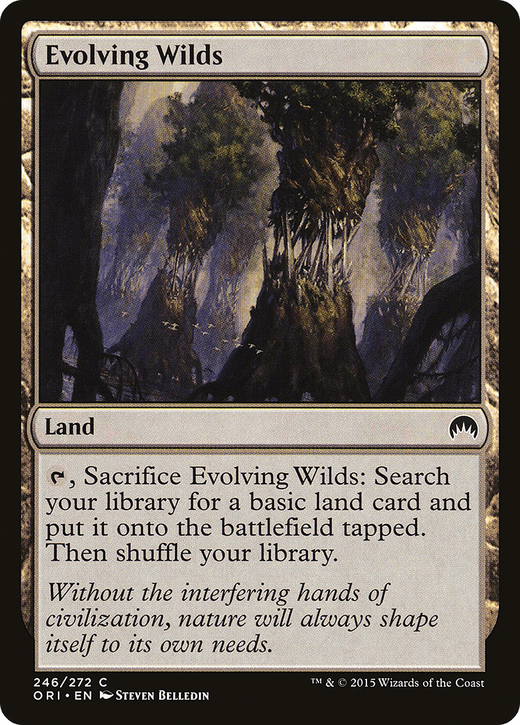 Evolving Wilds [Magic Origins] Foil