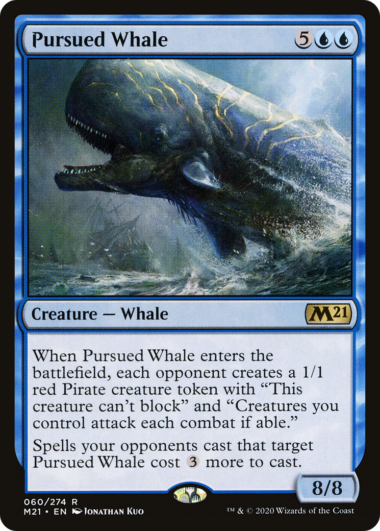 Pursued Whale [Core Set 2021] Foil