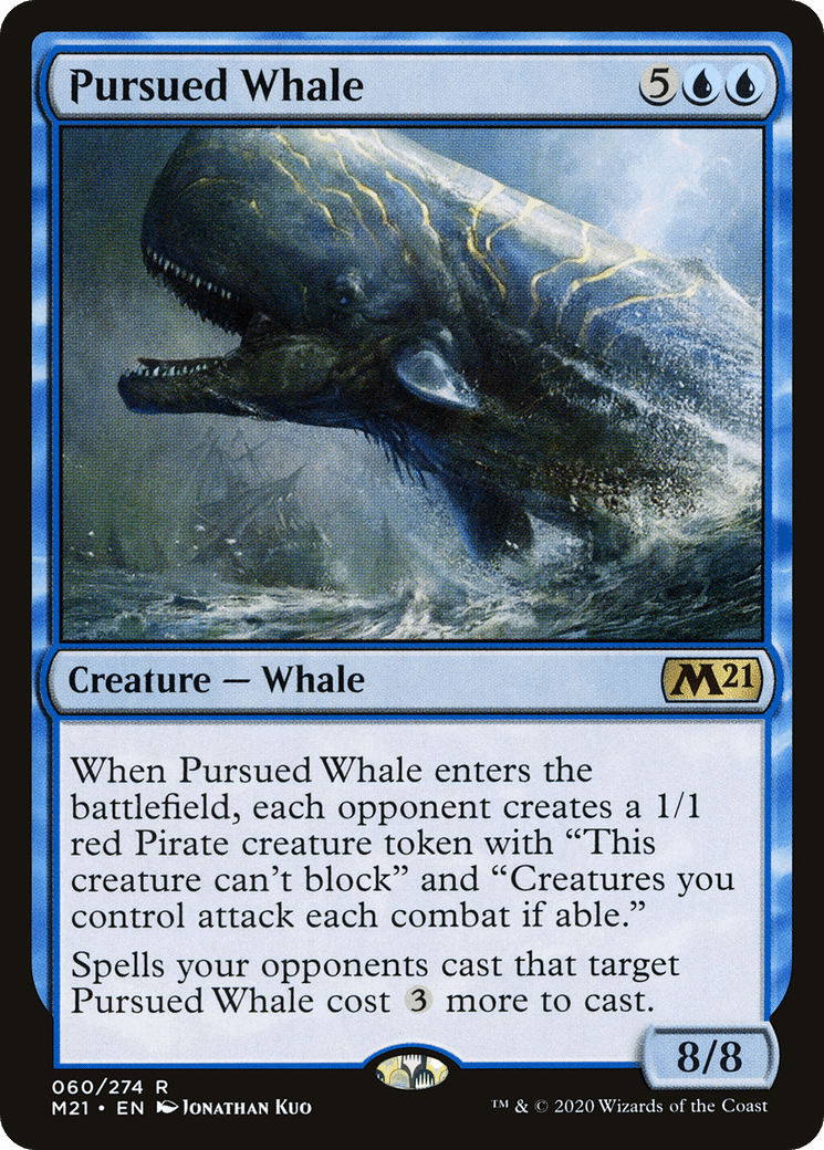 Pursued Whale [Core Set 2021] Foil