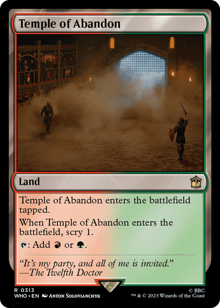 Temple of Abandon [Doctor Who] Foil