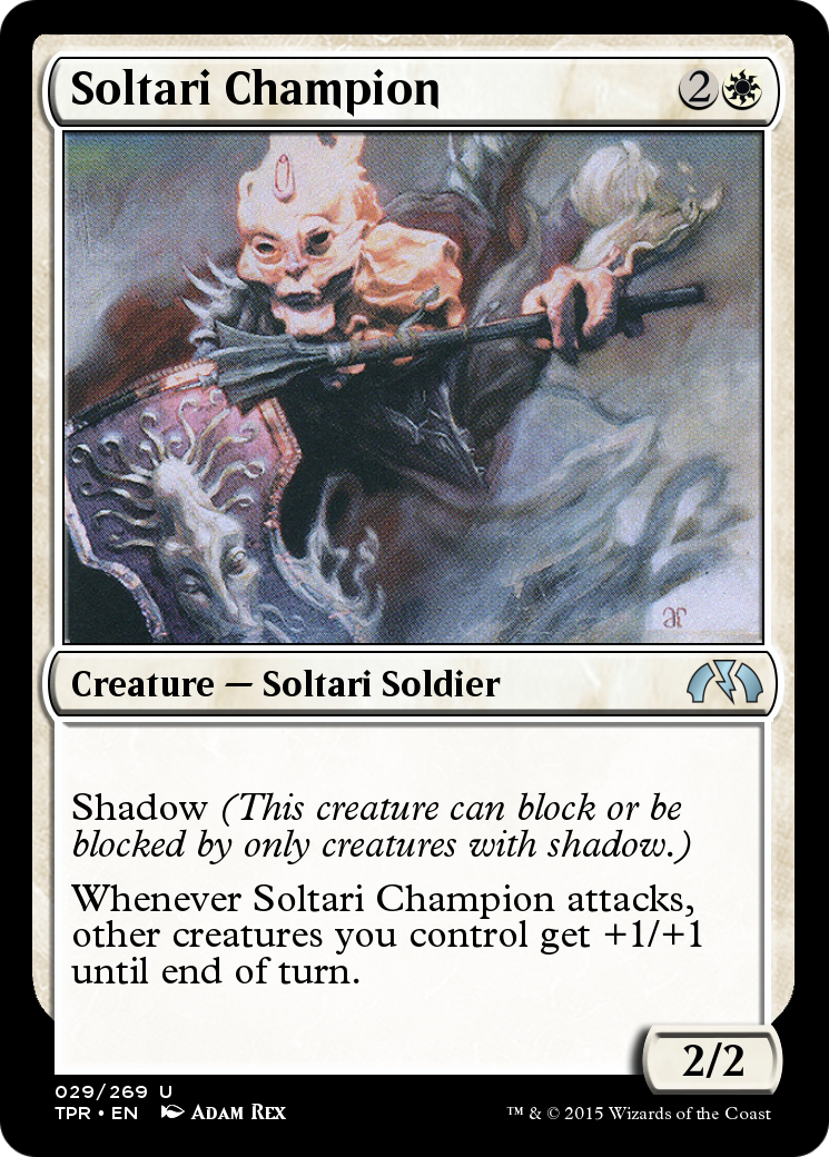 Soltari Champion (TPR-029) - Tempest Remastered Foil