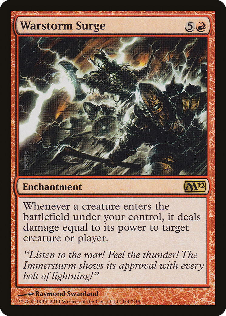 Warstorm Surge [Magic 2012] Foil