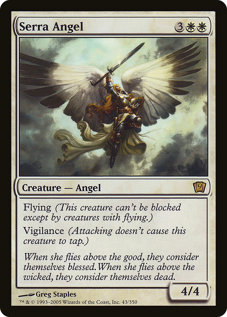 Serra Angel [Ninth Edition] Foil