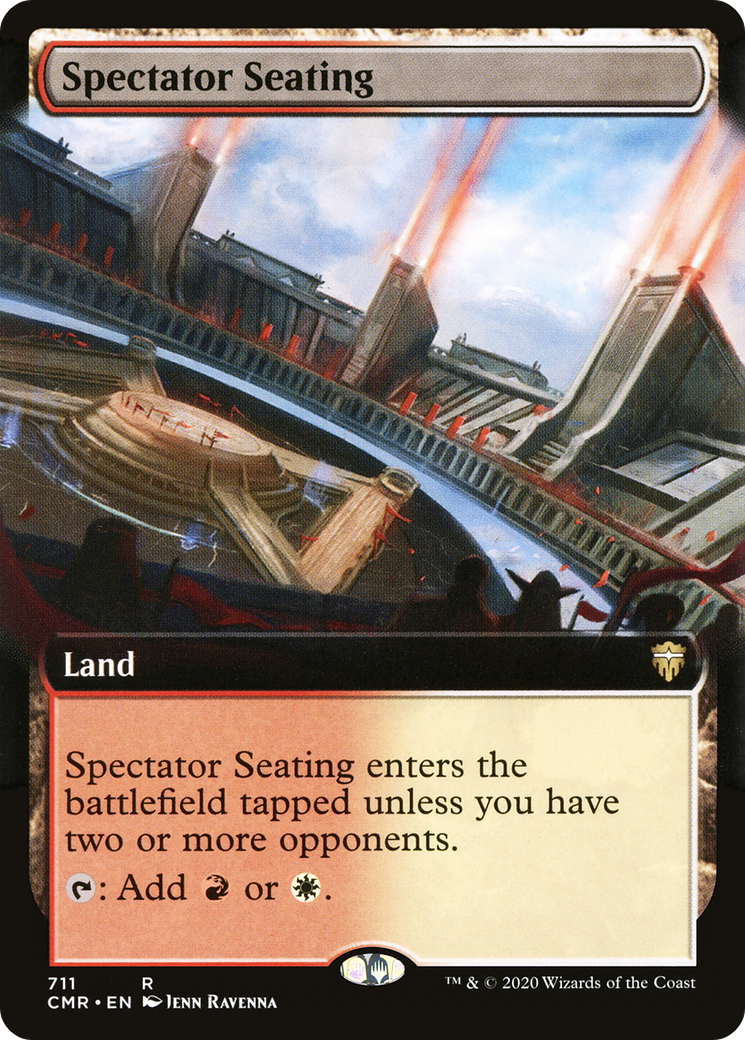 Spectator Seating (Extended Art) [Commander Legends] Foil