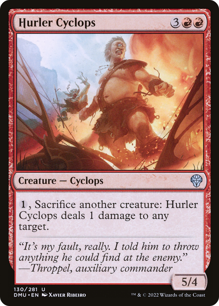 Hurler Cyclops [Dominaria United] Foil