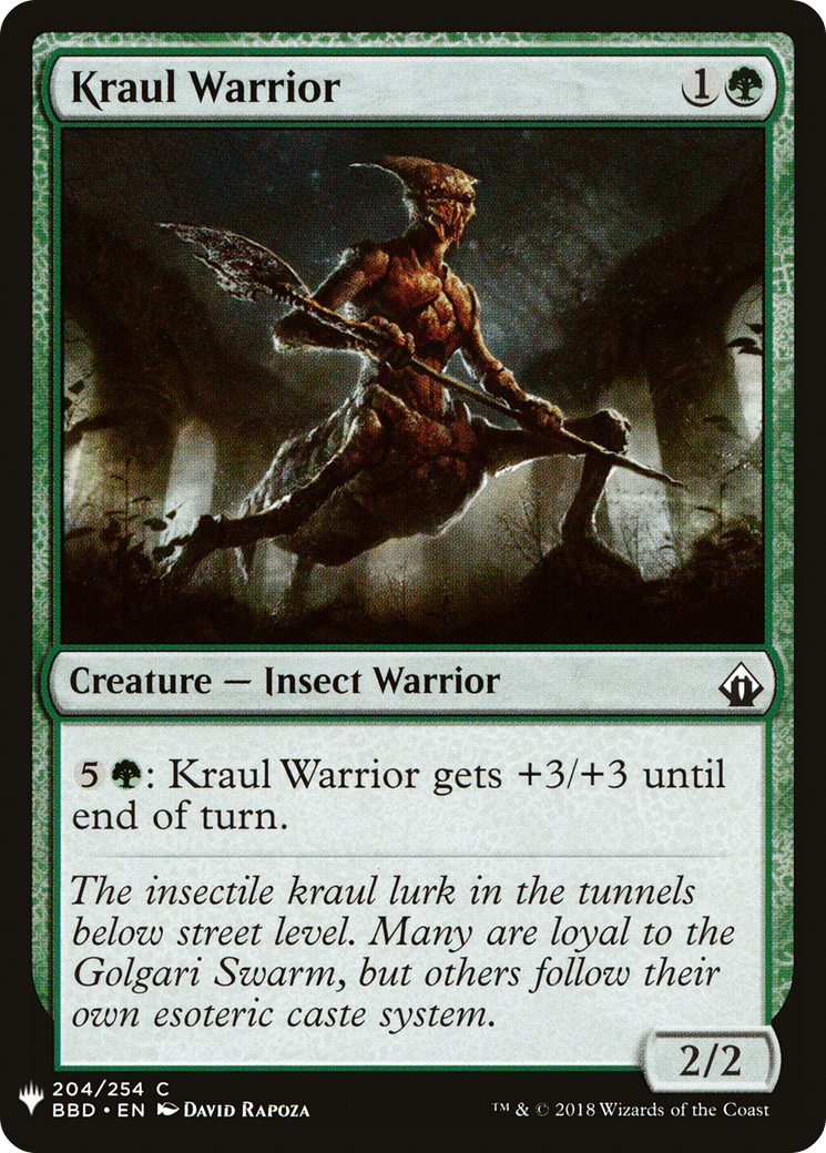 Kraul Warrior |  (BBD-204) [The List]