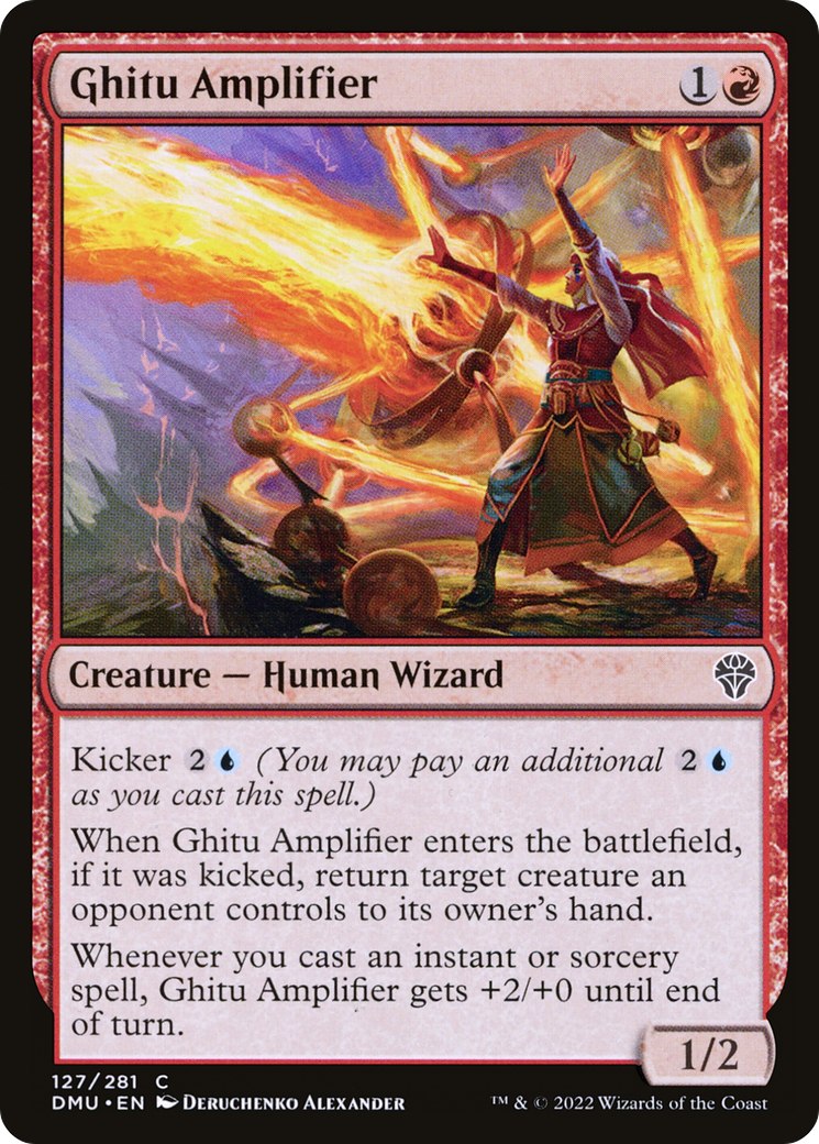 Ghitu Amplifier [Dominaria United] Foil
