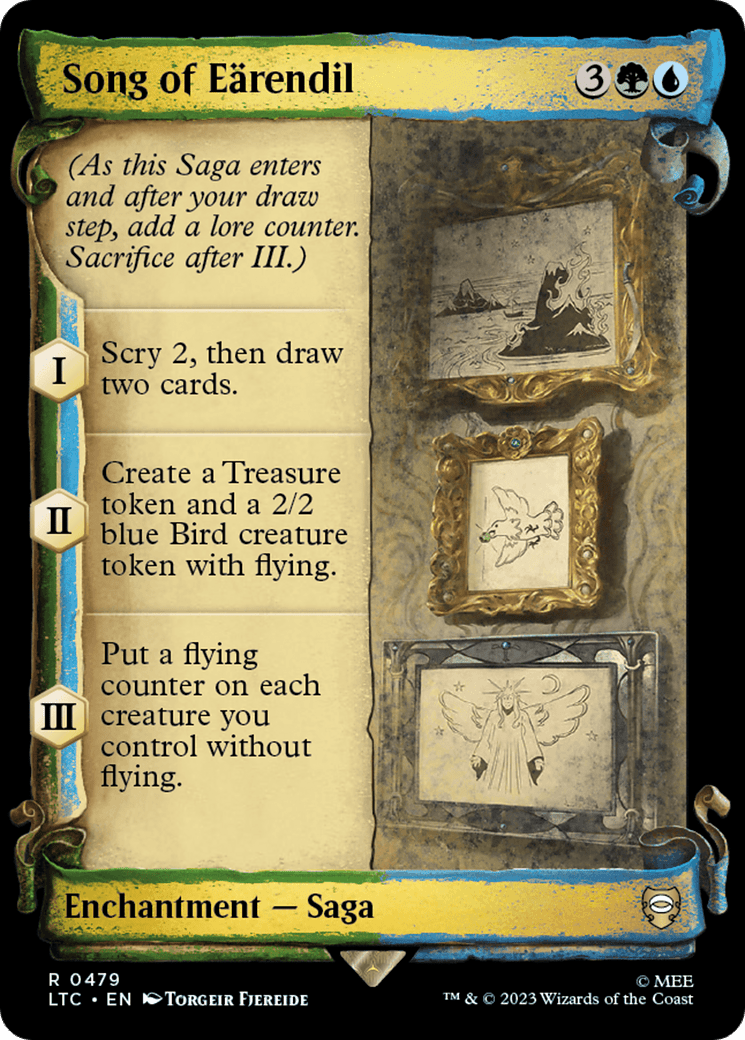 Song of Earendil [The Lord of the Rings: Tales of Middle-Earth Commander Showcase Scrolls] Foil
