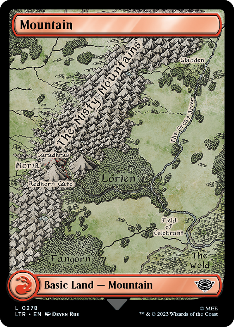 Mountain (278) [The Lord of the Rings: Tales of Middle-Earth] Foil