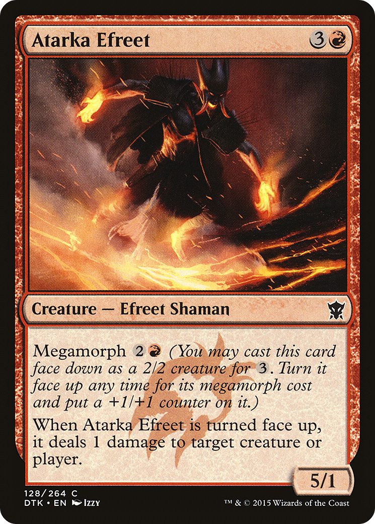 Atarka Efreet [Dragons of Tarkir] Foil