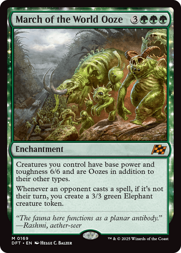 March of the World Ooze |  Foil (169) [Aetherdrift]
