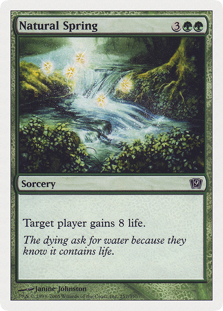Natural Spring [Ninth Edition] Foil