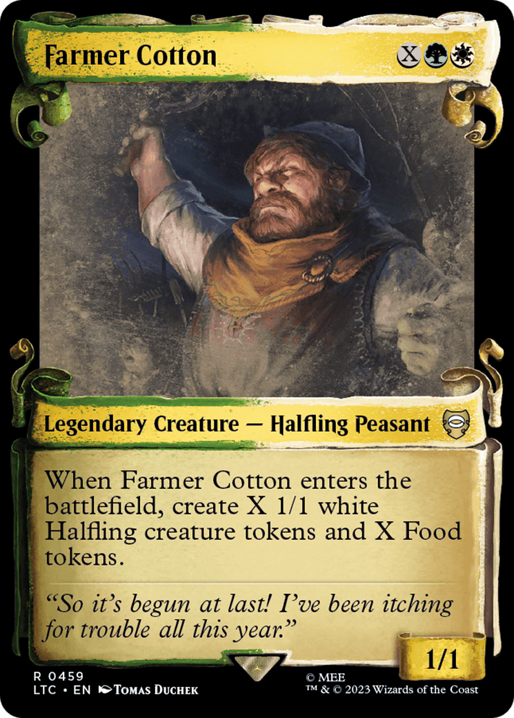 Farmer Cotton [The Lord of the Rings: Tales of Middle-Earth Commander Showcase Scrolls] Foil