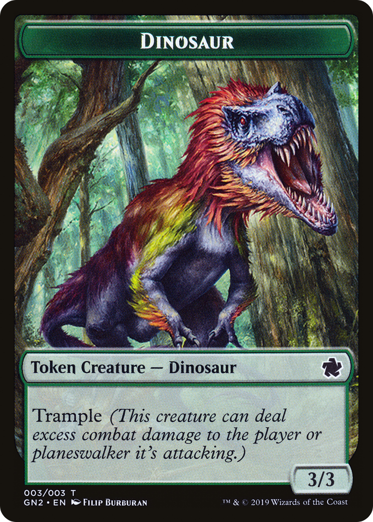 Dinosaur (TGN2-003) - Game Night 2019 Tokens
