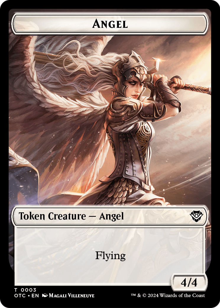 Angel (TOTC-003) - Outlaws of Thunder Junction Commander Tokens Foil
