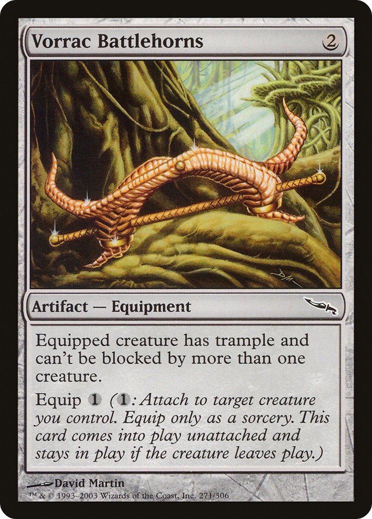 Vorrac Battlehorns [Mirrodin] Foil