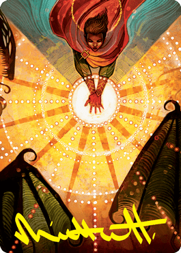 Grapeshot Art Card (Gold-Stamped Signature) [Strixhaven: School of Mages Art Series] Foil