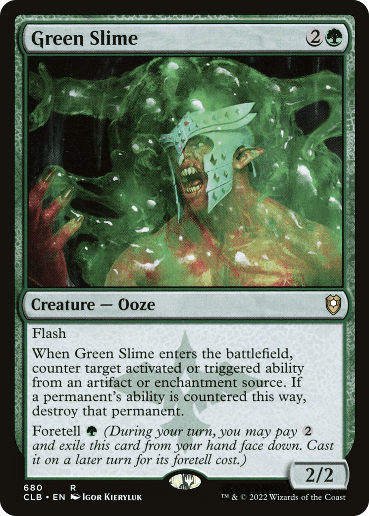 Green Slime [Commander Legends: Battle for Baldur's Gate]