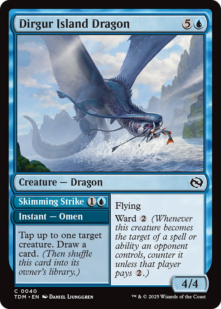 Dirgur Island Dragon (040) [Tarkir: Dragonstorm]  Foil