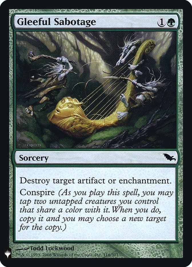 Gleeful Sabotage [Mystery Booster] Foil