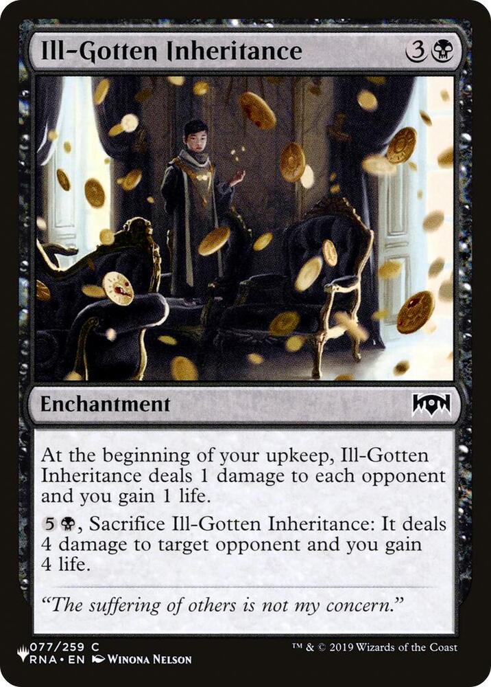Ill Gotten Inheritance RNA-77/5075 (The List Reprints) 
