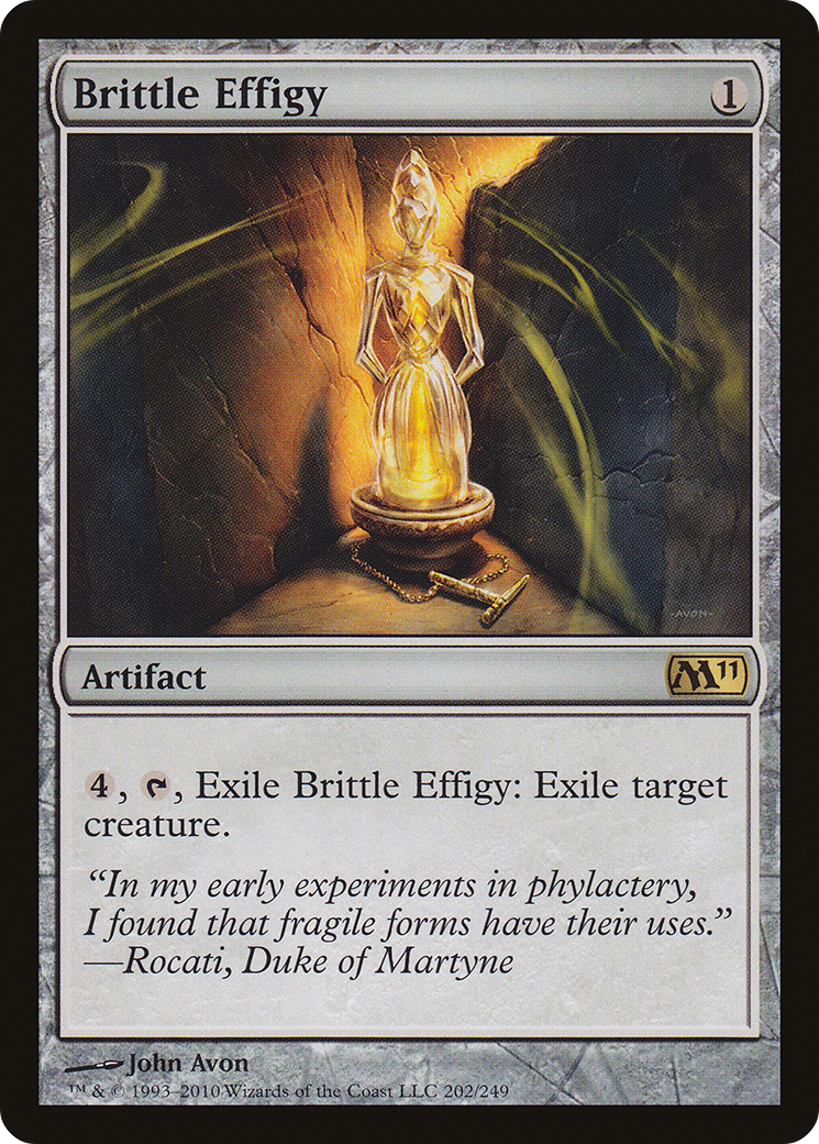 Brittle Effigy [Magic 2011] Foil