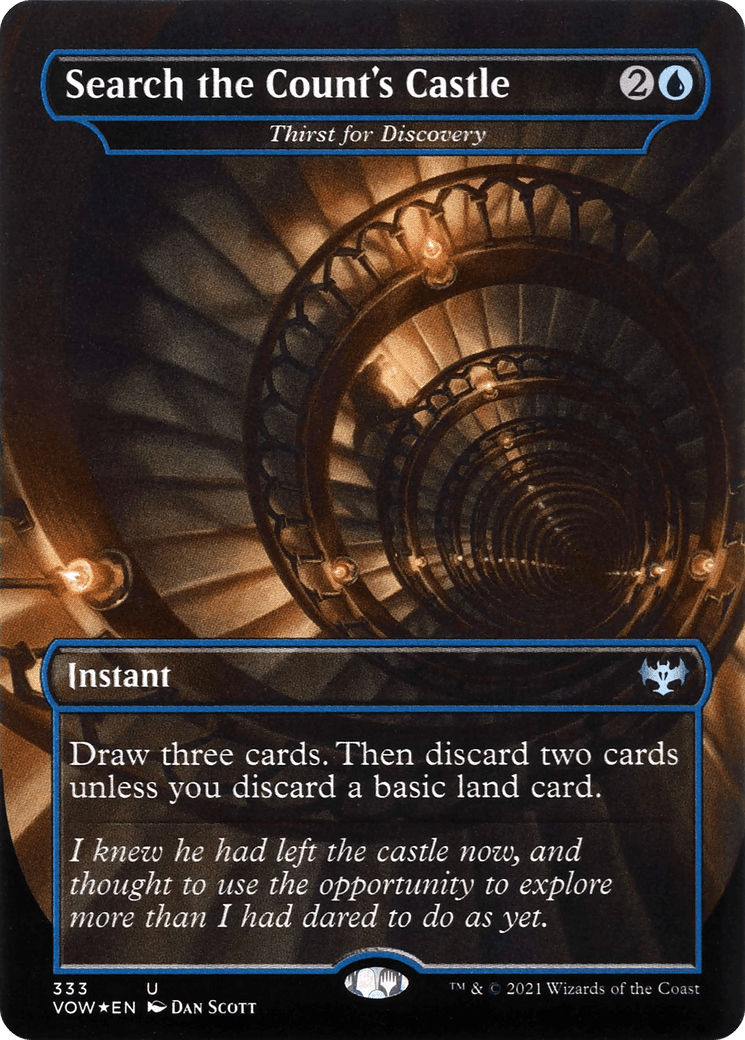 Thirst for Discovery - Search the Count's Castle [Innistrad: Crimson Vow] Foil