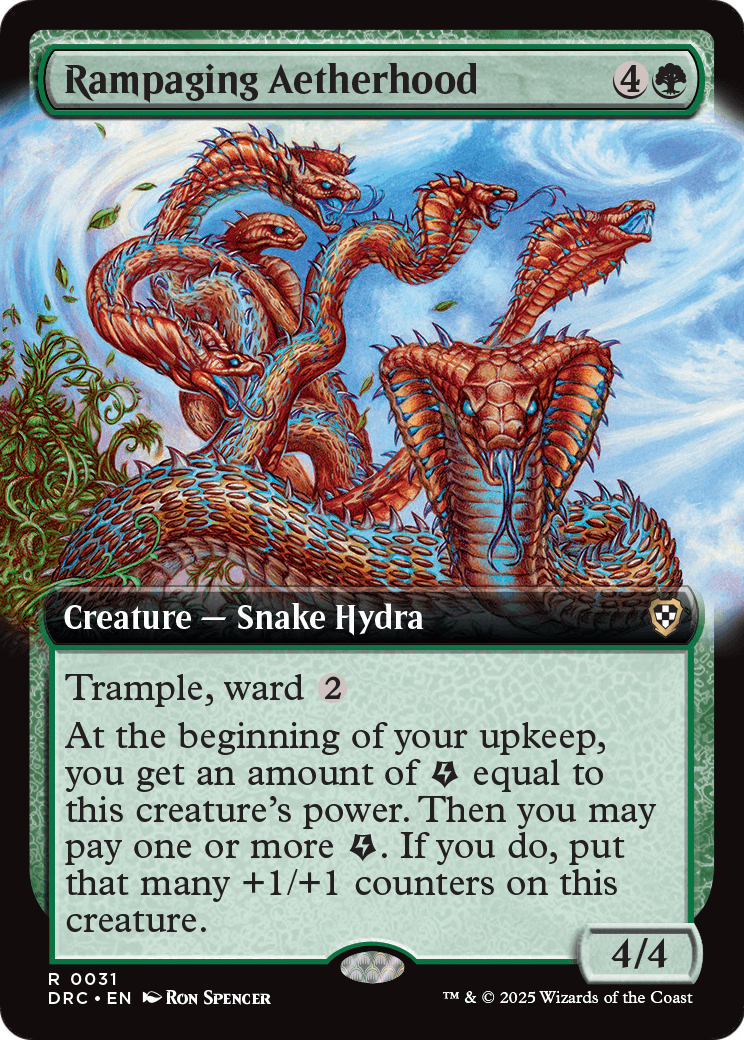 Rampaging Aetherhood (Extended Art) (-031) [Commander: Aetherdrift]