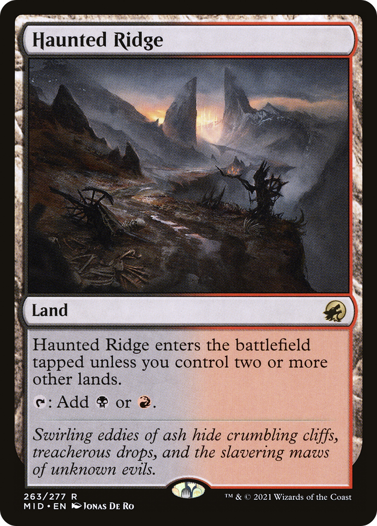 Haunted Ridge [Innistrad: Midnight Hunt] Foil