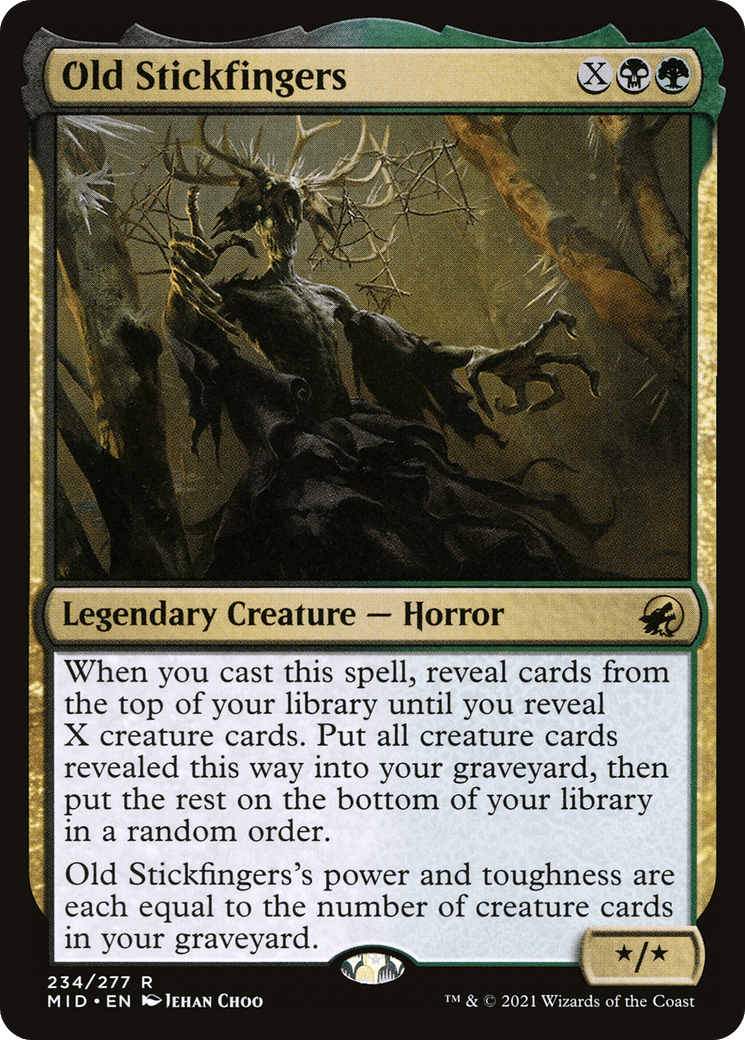Old Stickfingers [Innistrad: Midnight Hunt] Foil