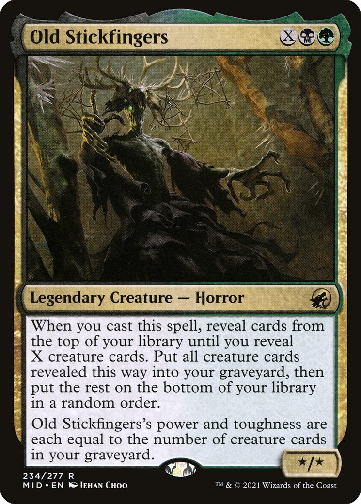 Old Stickfingers [Innistrad: Midnight Hunt] Foil