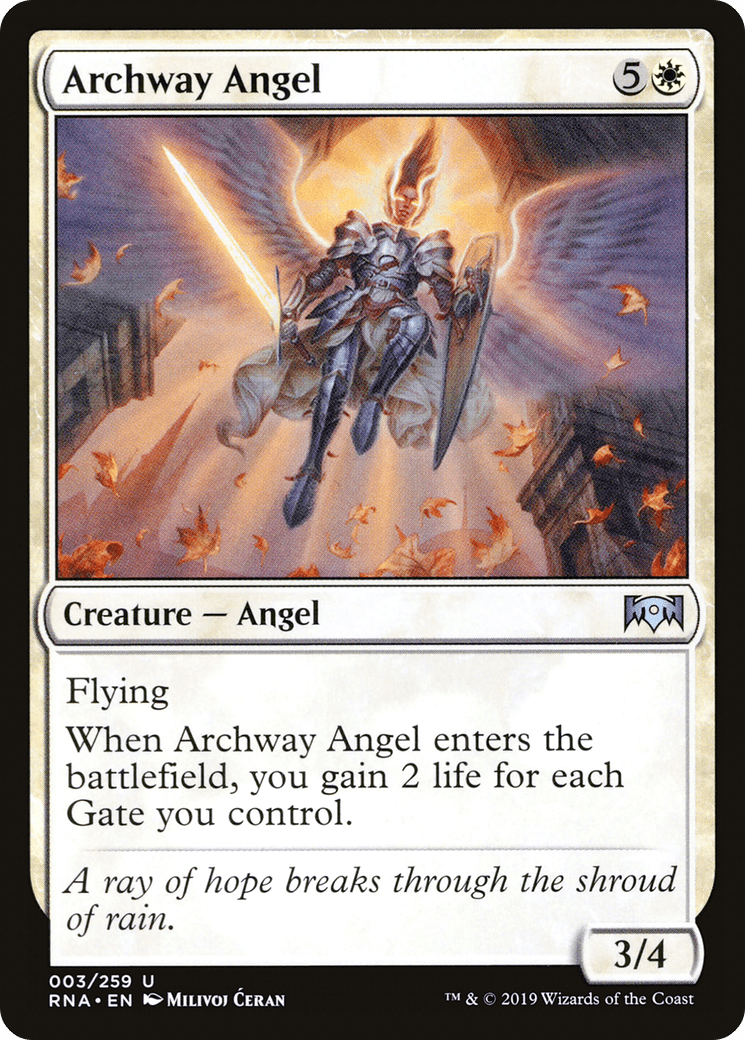 Archway Angel [Ravnica Allegiance] Foil