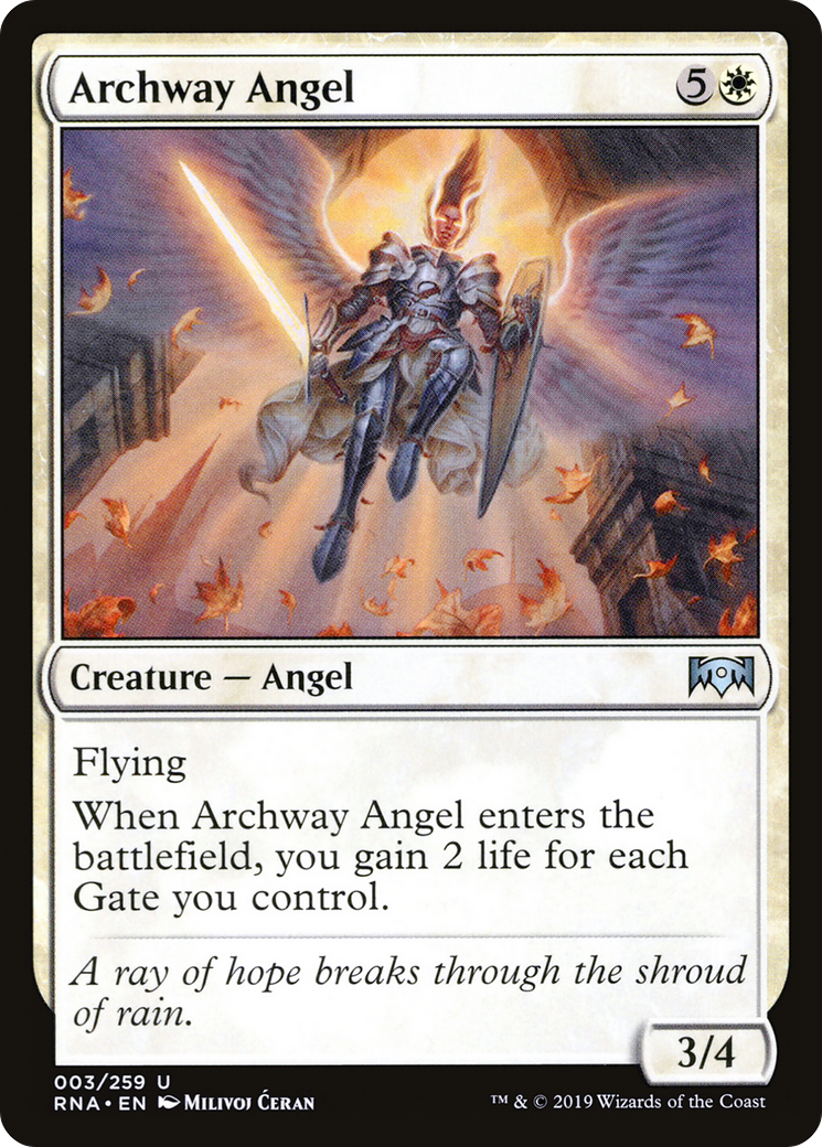 Archway Angel [Ravnica Allegiance] Foil