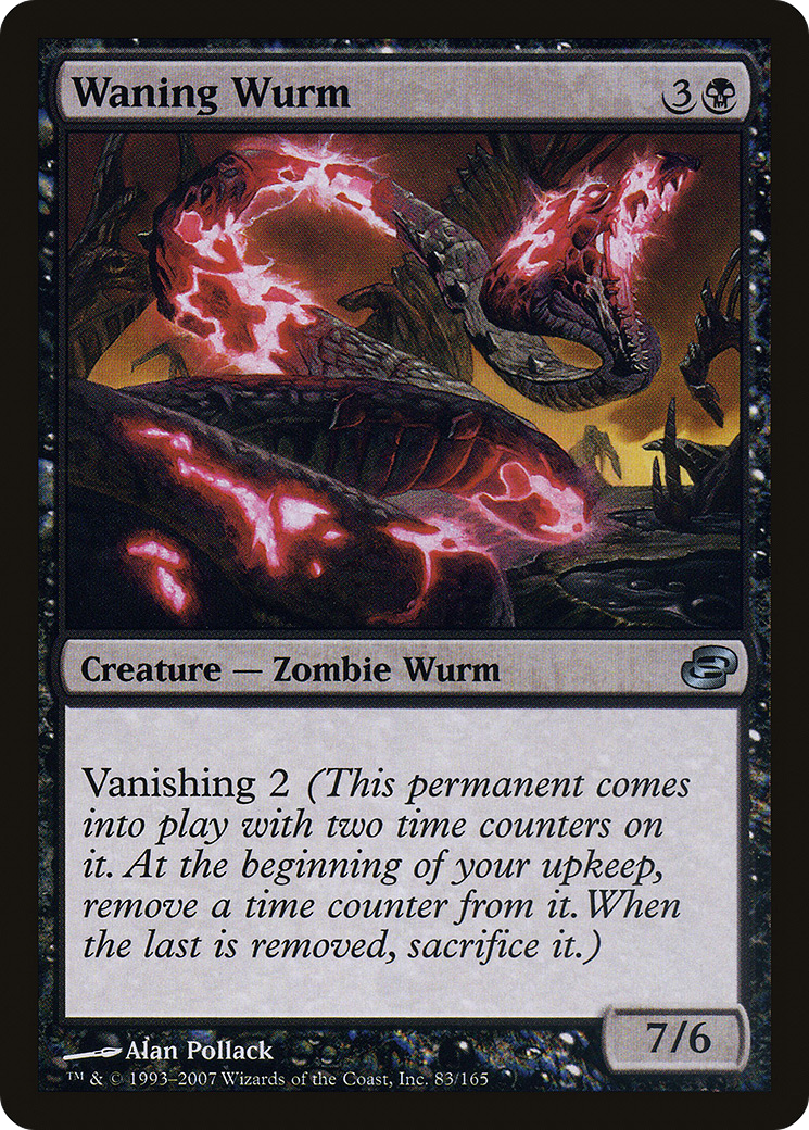 Waning Wurm [Planar Chaos] Foil