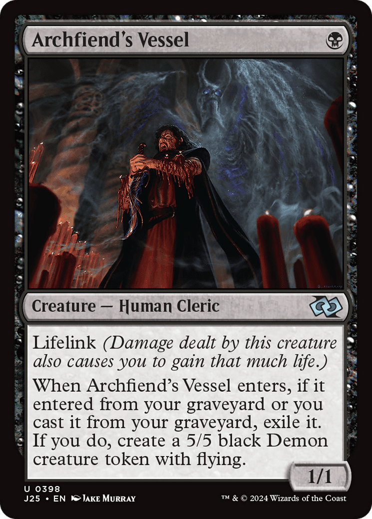 Archfiend's Vessel (J25-398) - Foundations Jumpstart