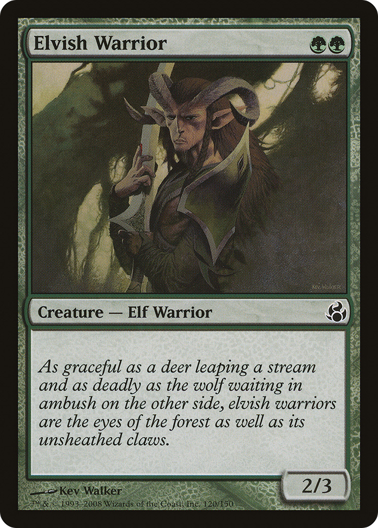 Elvish Warrior [Morningtide] Foil