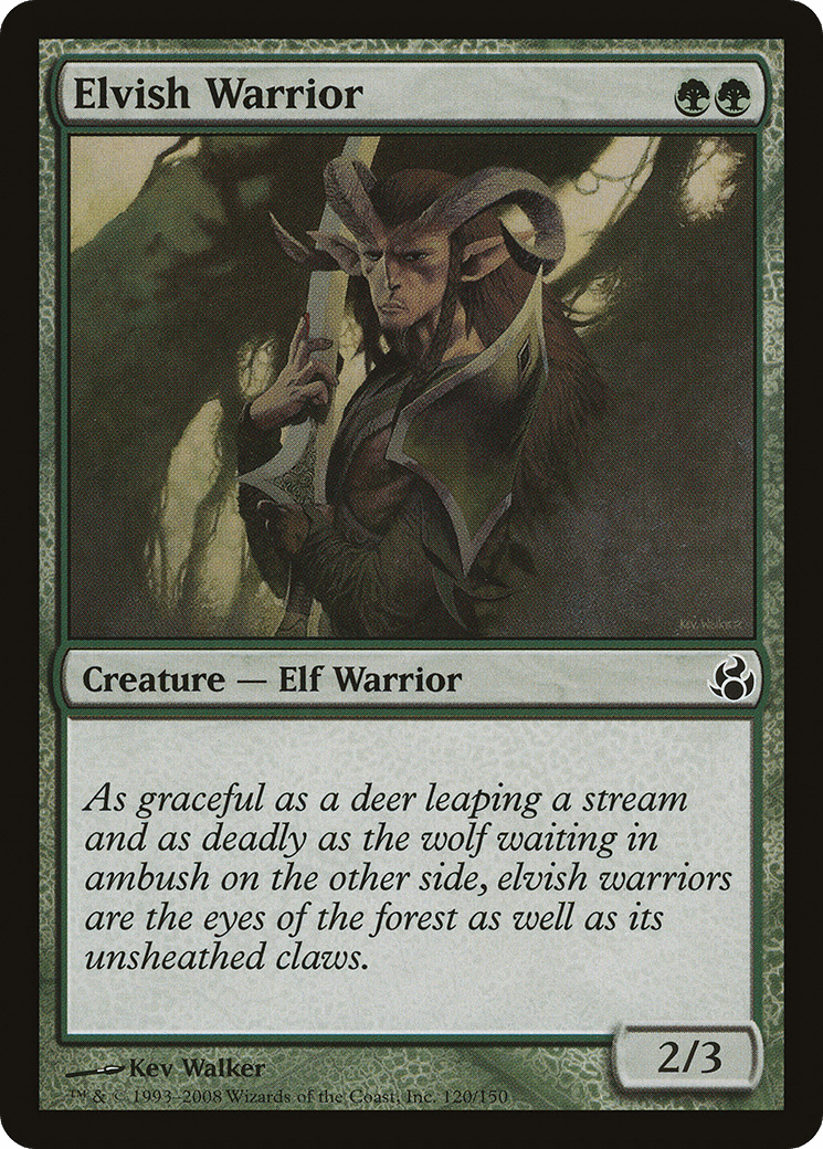 Elvish Warrior [Morningtide] Foil