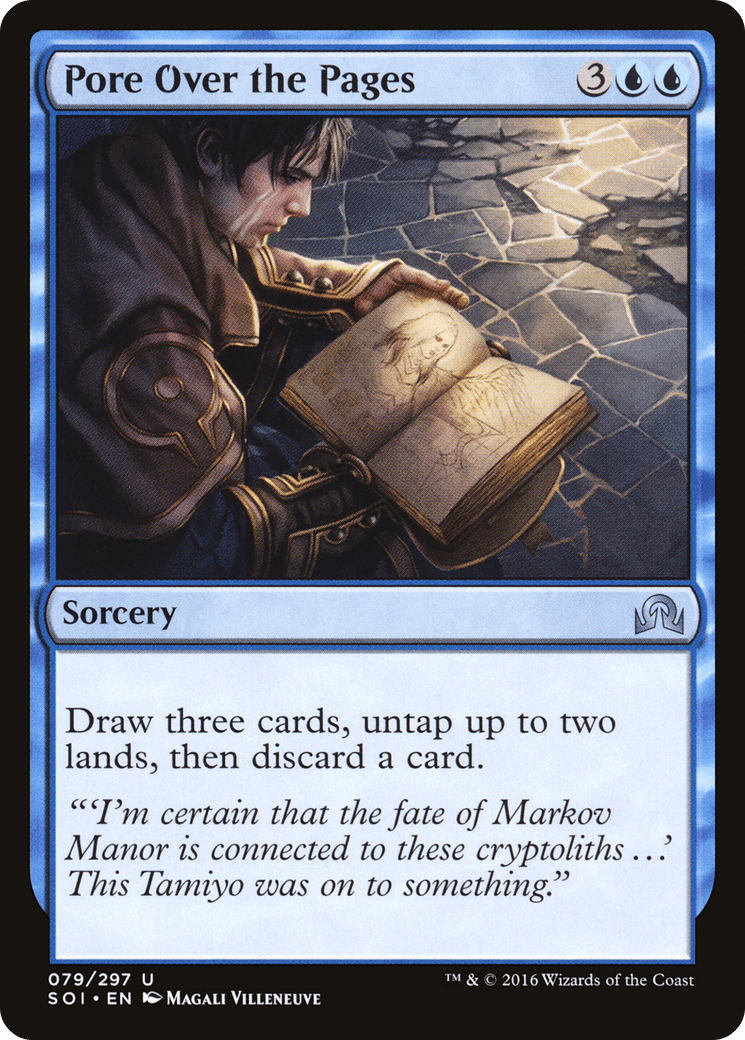 Pore Over the Pages [Shadows over Innistrad] Foil